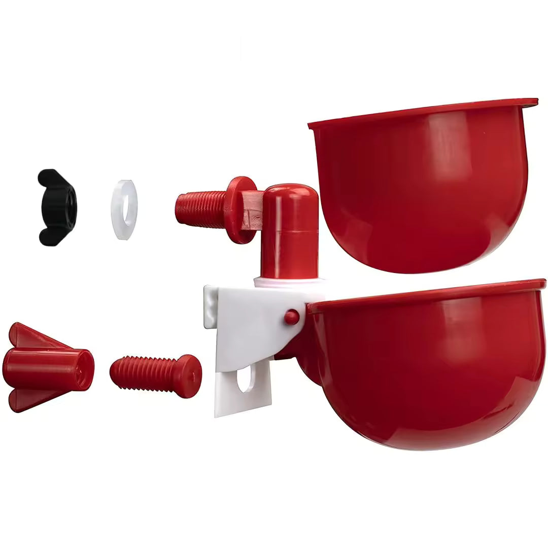 Automatic Coop Water Bowl – Hardware Cloth & Wall Mount Poultry Waterer