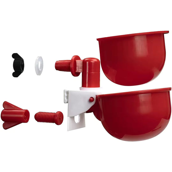 Automatic Coop Water Bowl – Hardware Cloth & Wall Mount Poultry Waterer